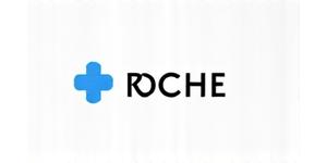 Logo de Roche, symbolisant un partenariat en recherche oncologique.