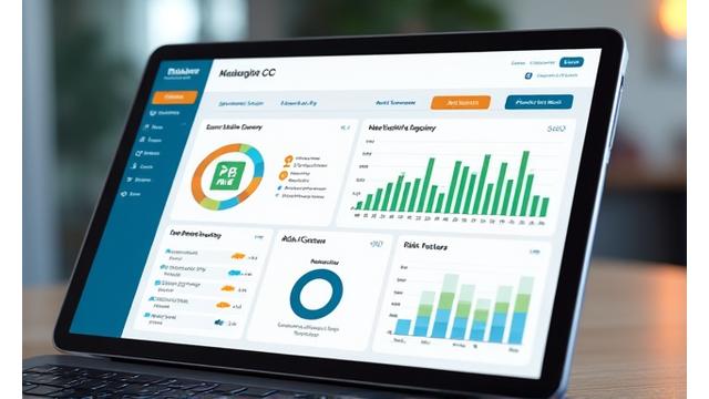 Capture d'écran du tableau de bord de gestion RH de Lumière Santè